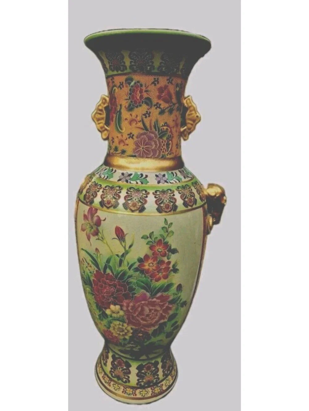 Ornamental Chinoiserie Japanese Culture Tall 24